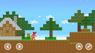Download Red Stickman Parkour Fighter Petualangan untuk Android tangkapan layar 2