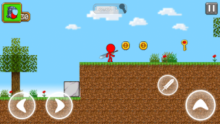 Download Red Stickman Parkour Fighter Petualangan untuk Android tangkapan layar 4