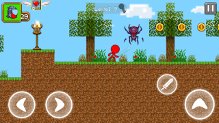 Download Red Stickman Parkour Fighter Petualangan untuk Android tangkapan layar 5