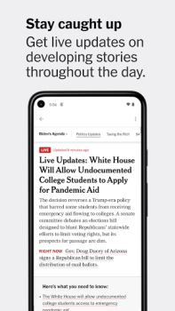 Download The New York Times Berita & Majalah untuk Android tangkapan layar 3