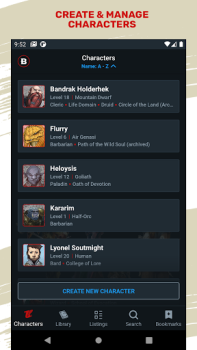 Download D&D Beyond Hiburan untuk Android tangkapan layar 2