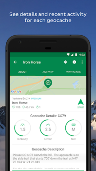 Download Geocaching® Kesehatan & Kebugaran untuk Android tangkapan layar 3