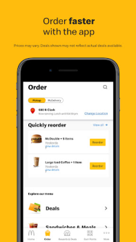 Download McDonald's Makanan dan minuman untuk Android tangkapan layar 2