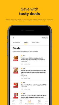 Download McDonald's Makanan dan minuman untuk Android tangkapan layar 3