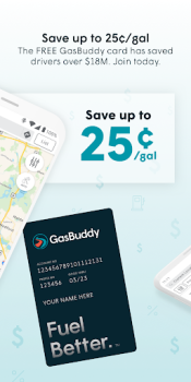 Download GasBuddy: Find & Pay for Gas Bepergian untuk Android tangkapan layar 2