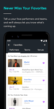 Download Ticketmaster－Buy, Sell Tickets Acara untuk Android tangkapan layar 6