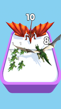 Download Merge Master: Dinosaur Monster Arkade untuk Android tangkapan layar 2