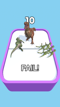 Download Merge Master: Dinosaur Monster Arkade untuk Android tangkapan layar 4