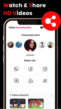 Download Video Downloader With VPN Pemutar & Editor Video untuk Android tangkapan layar 2
