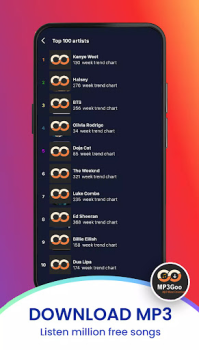 Download Mp3Goo - Mp3 Music Downloader Musik dan audio untuk Android tangkapan layar 3