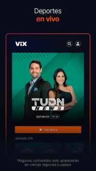 Download ViX: TV, Deportes y Noticias Hiburan untuk Android tangkapan layar 3