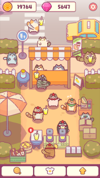 Download Cat Snack Bar: Cute Food Games Simulator untuk Android tangkapan layar 7