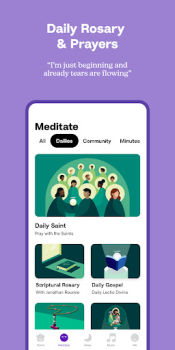 Download Hallow: Prayer & Meditation Buku dan Referensi untuk Android tangkapan layar 3