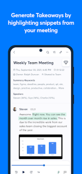 Download Otter: Transcribe Voice Notes Kerja untuk Android tangkapan layar 4