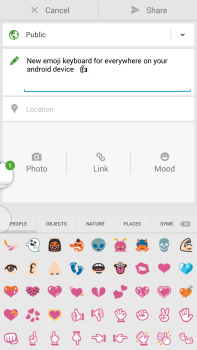 Download Sliding Emoji Keyboard - iOS Miscellaneous untuk Android tangkapan layar 4