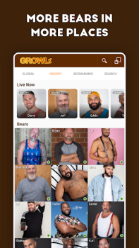 Download GROWLR: Gay Bears Near You Sosial untuk Android tangkapan layar 3
