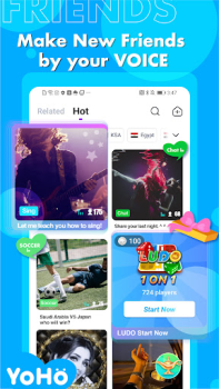 Download YoHo: Group Voice Chat Room Sosial untuk Android tangkapan layar 2