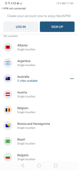 Download NordVPN – fast VPN for privacy Alat untuk Android tangkapan layar 4