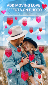 Download Love Hearts Animated Effects Hiburan untuk Android tangkapan layar 2