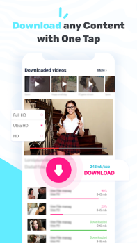 Download VD Browser & Video Downloader Alat untuk Android tangkapan layar 2