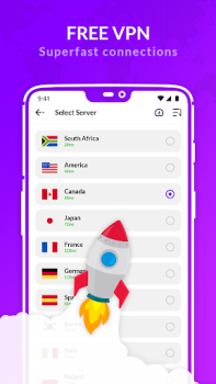 Download Fast Turbo VPN - Secure VPN Alat untuk Android tangkapan layar 4