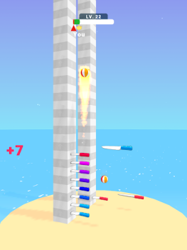 Download Ball Up: Knife Racing Game aksi untuk Android tangkapan layar 5