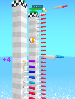 Download Ball Up: Knife Racing Game aksi untuk Android tangkapan layar 7