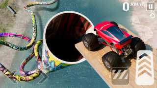 Download Car Games: Monster Truck Stunt Ras untuk Android tangkapan layar 7