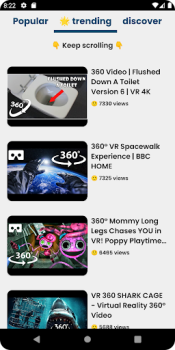 Download VR Videos 360 Hiburan untuk Android tangkapan layar 3