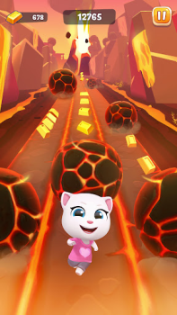 Download Talking Tom Time Rush Game aksi untuk Android tangkapan layar 2