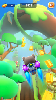 Download Talking Tom Time Rush Game aksi untuk Android tangkapan layar 3