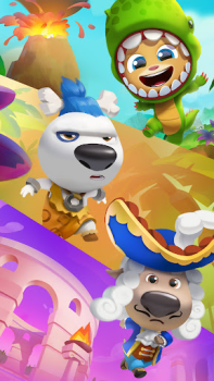 Download Talking Tom Time Rush Game aksi untuk Android tangkapan layar 5