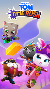 Download Talking Tom Time Rush Game aksi untuk Android tangkapan layar 7