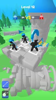 Download Merge Archers: Bow and Arrow Arkade untuk Android tangkapan layar 3