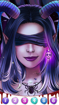 Download Dark, Horror Color by Number Permainan meja untuk Android tangkapan layar 5