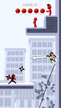 Download Stickman Teleport Master 3D Game aksi untuk Android tangkapan layar 4