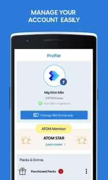 Download ATOM Store, Myanmar Komunikasi untuk Android tangkapan layar 3