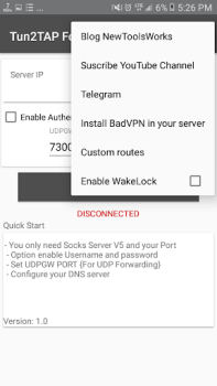Download Tun2TAP Socks/HTTP to VPN Alat untuk Android tangkapan layar 4