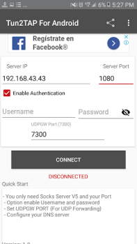 Download Tun2TAP Socks/HTTP to VPN Alat untuk Android tangkapan layar 7