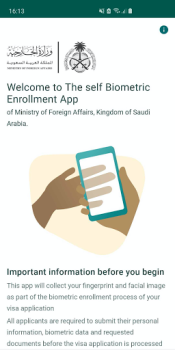 Download Saudi Visa Bio Bepergian untuk Android tangkapan layar 6