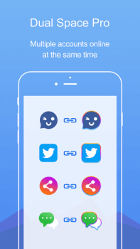 Download Dual Space Pro -Multi Accounts Alat untuk Android tangkapan layar 2