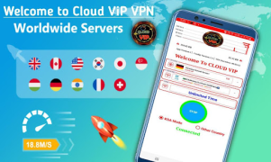 Download Cloud ViP VPN- Super Fast Komunikasi untuk Android tangkapan layar 5