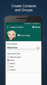 Download Fake Chat ChatsMock Text Prank Hiburan untuk Android tangkapan layar 2