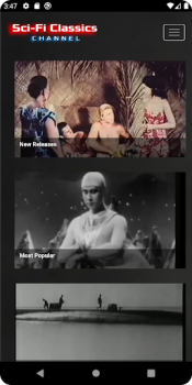 Download Sci-Fi Classic Movies Channel Hiburan untuk Android tangkapan layar 2