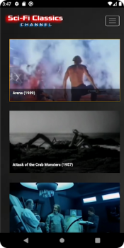 Download Sci-Fi Classic Movies Channel Hiburan untuk Android tangkapan layar 3