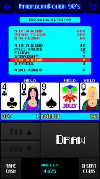 Download American Poker 90's Casino Kasino untuk Android tangkapan layar 2