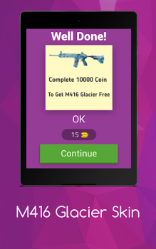 Download M416 Glacier Skin Teka-teki untuk Android tangkapan layar 2