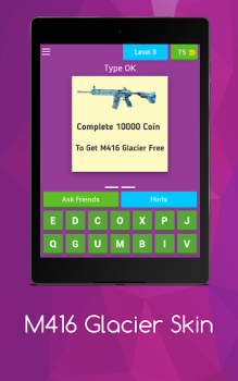 Download M416 Glacier Skin Teka-teki untuk Android tangkapan layar 4