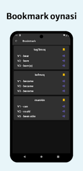 Download Noto'g'ri fe'llar jadvali Pendidikan untuk Android tangkapan layar 5