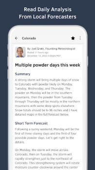 Download OpenSnow: Weather & 3D Maps Cuaca untuk Android tangkapan layar 4